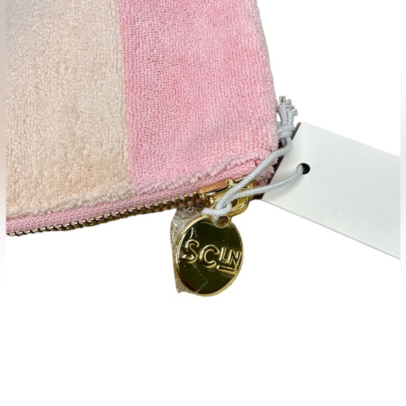 NWT Stoney Clover Lane Rainbow Terry Flat Pouch